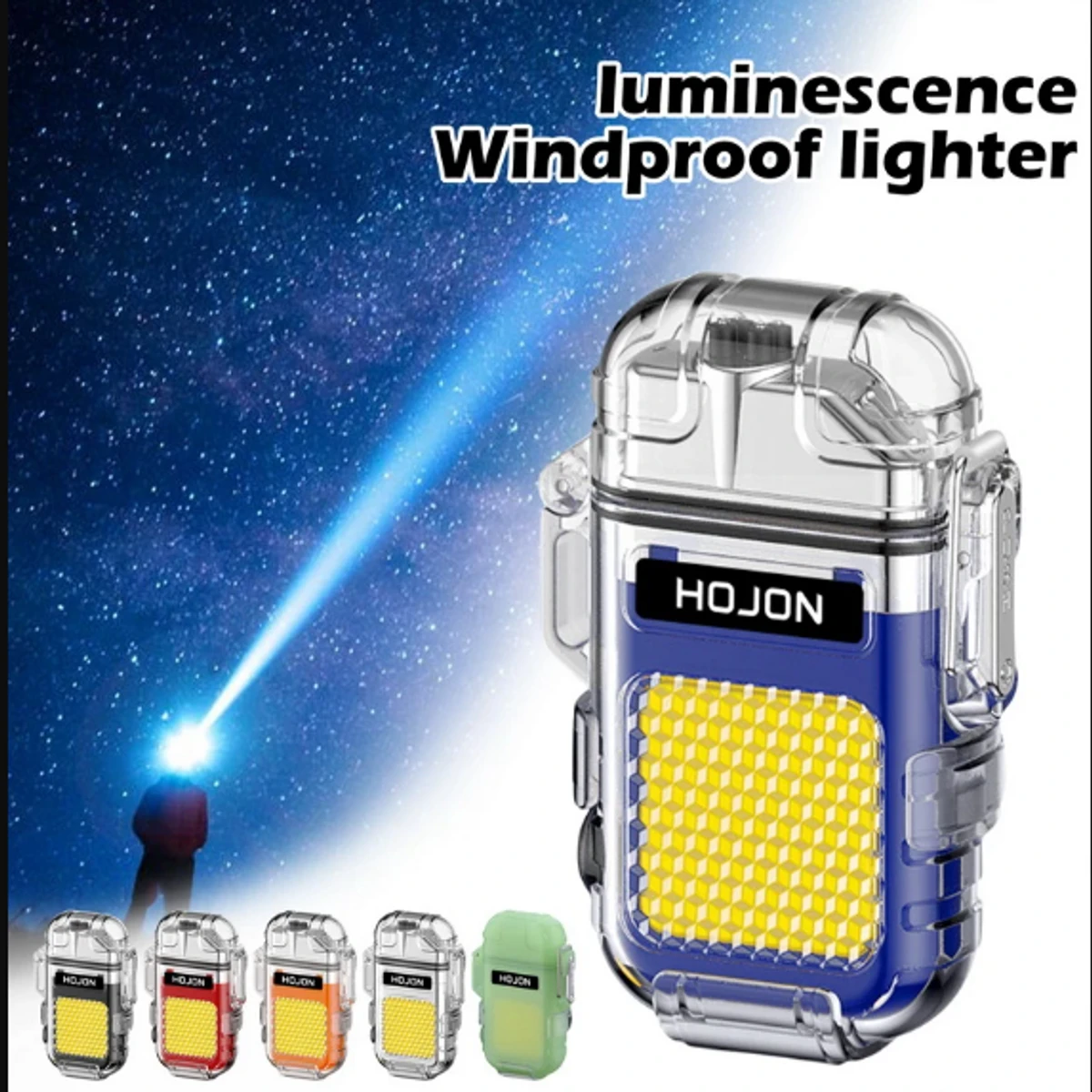 (Light+Lighter) Waterproof Electronic Arc Plasma Lighter