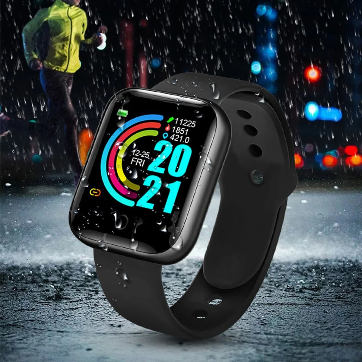 Smartwatch Y68 Smart Bracelet Connected Watches Smart Band Y68 Smart Watch Y68 Bluetooth Pressure Fitness Bracelet Android IOS