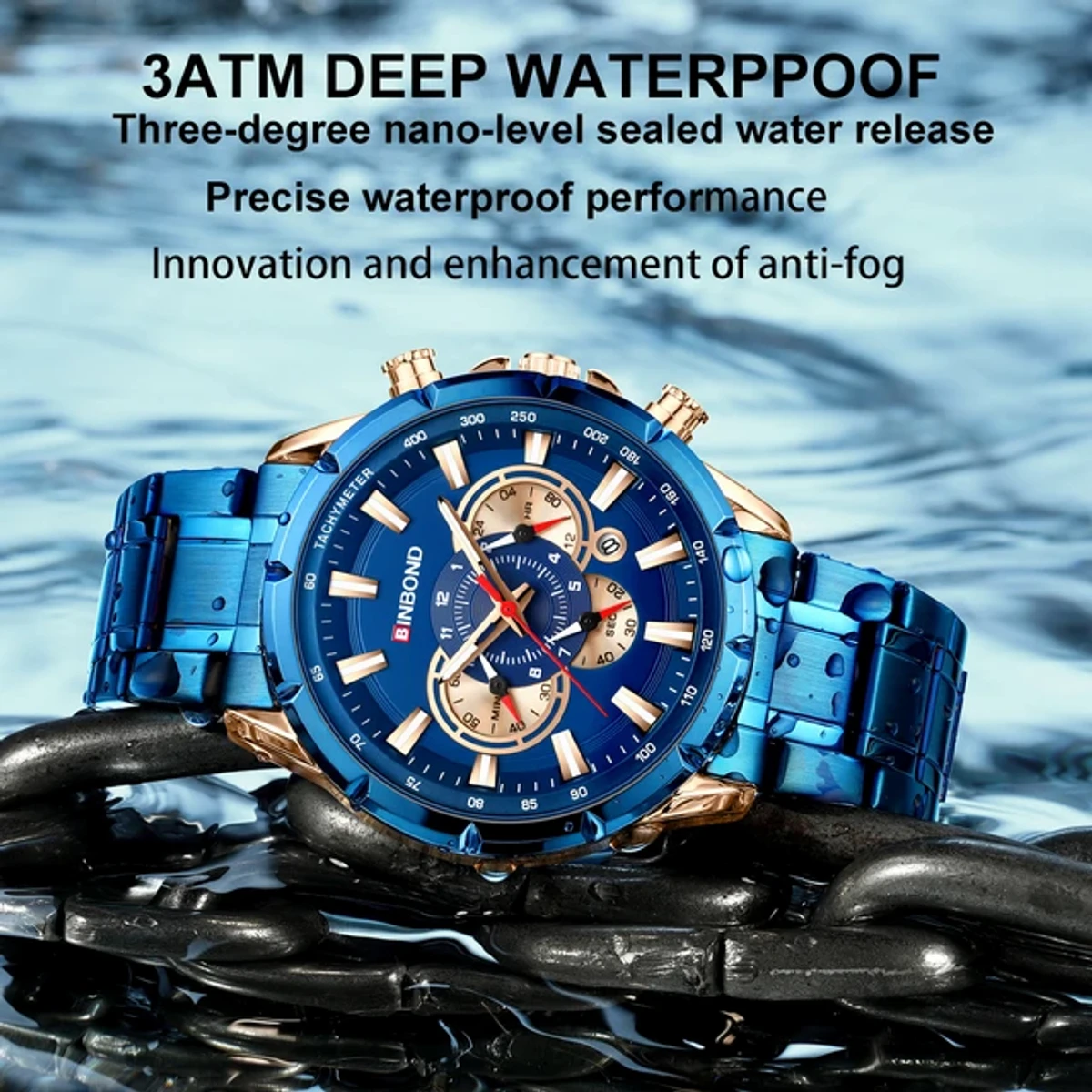 Luxury Man Watch High Quality Waterproof Luminous Men's Wristwatch Stainless Steel Men Quartz Watches Casual Clock-Silver & Black
